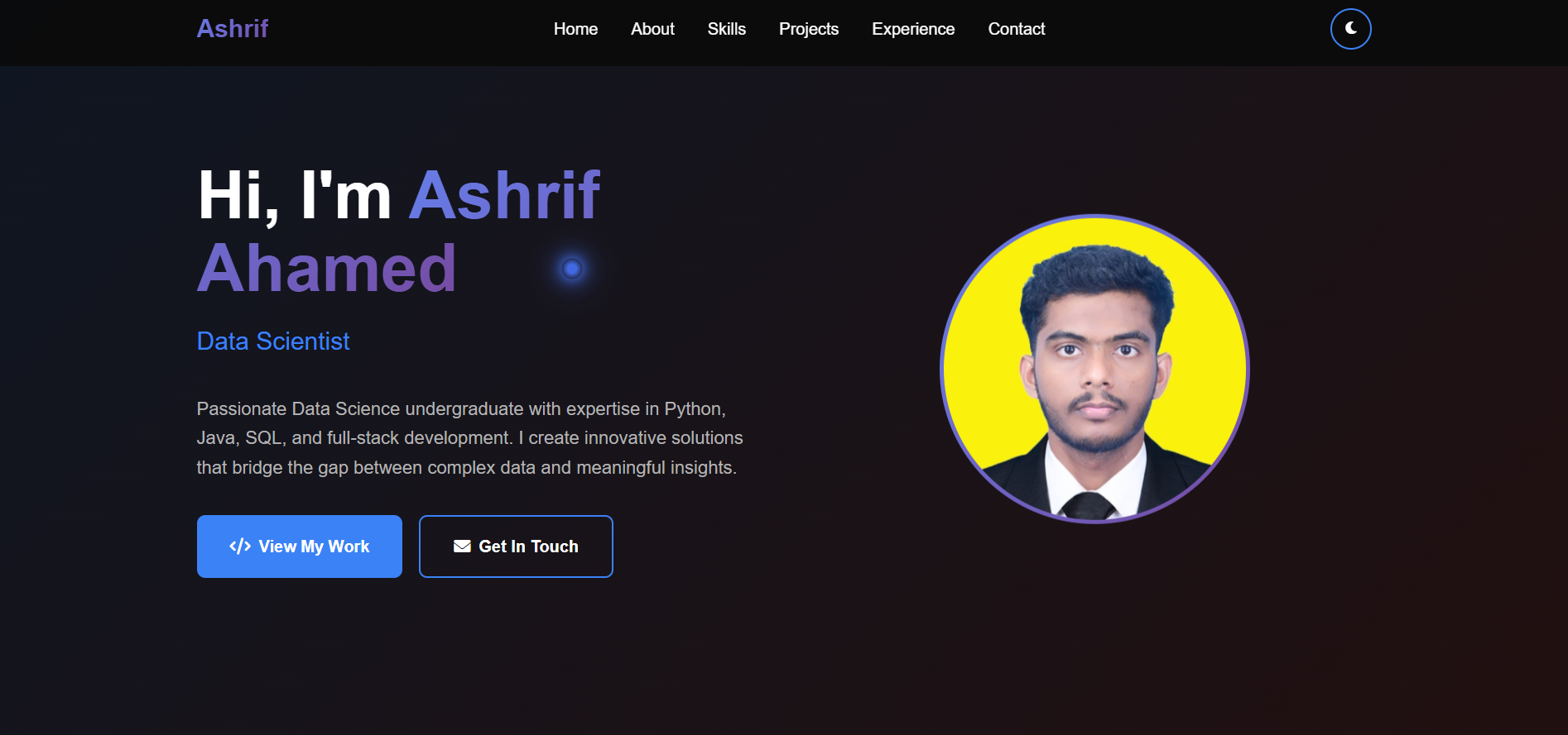 Ashrif's Portfolio
